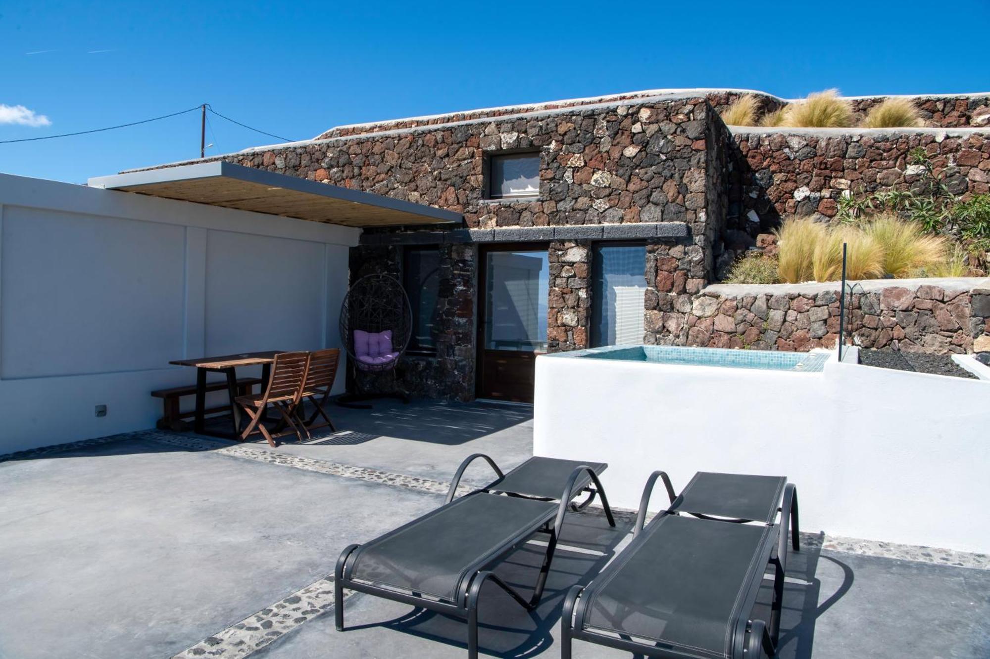 Luxe Efis Home Sea View 4 Villas & 4 Prive Jacuzzi Imerovigli  Exteriér fotografie