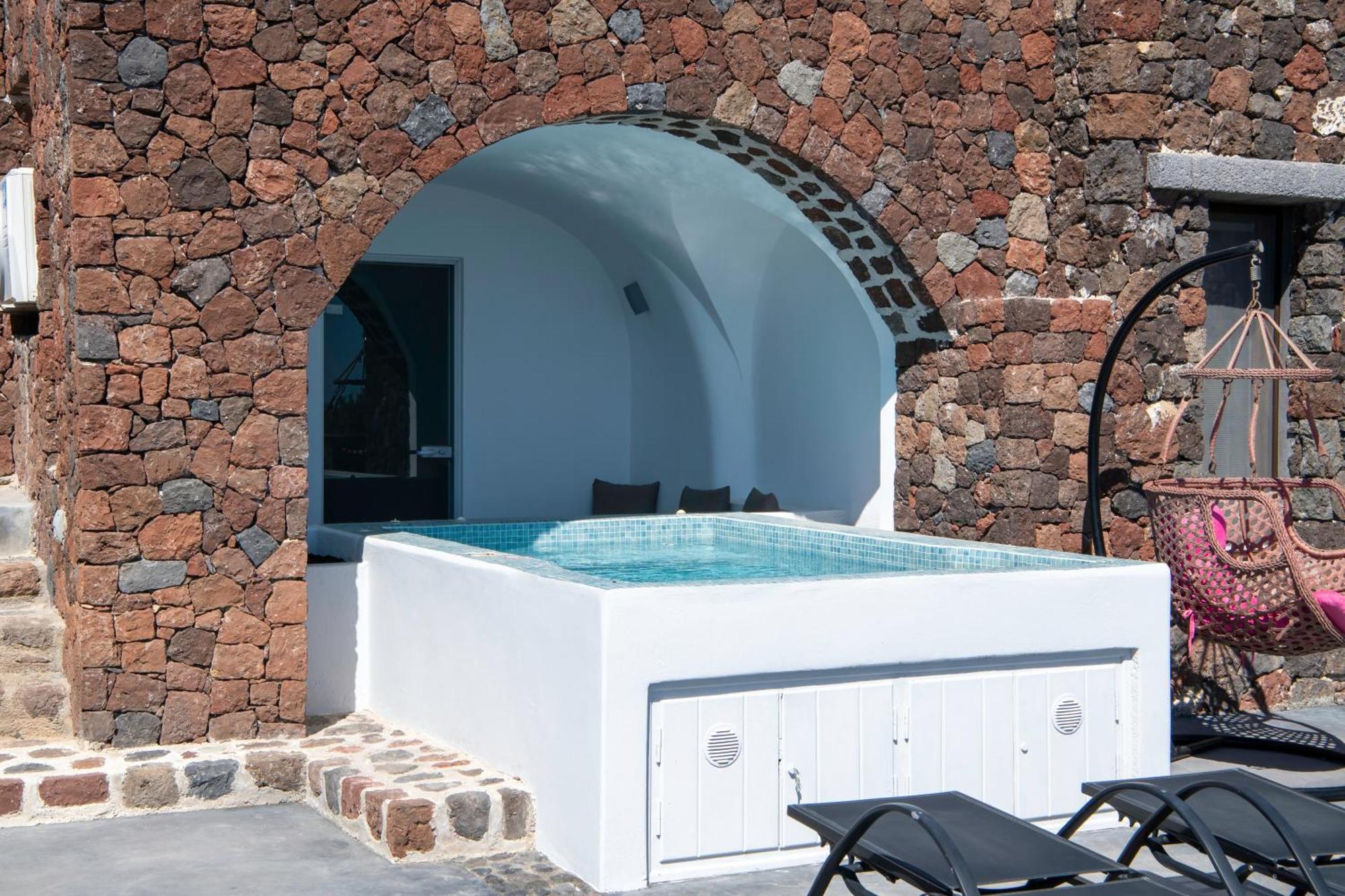 Luxe Efis Home Sea View 4 Villas & 4 Prive Jacuzzi Imerovigli  Exteriér fotografie